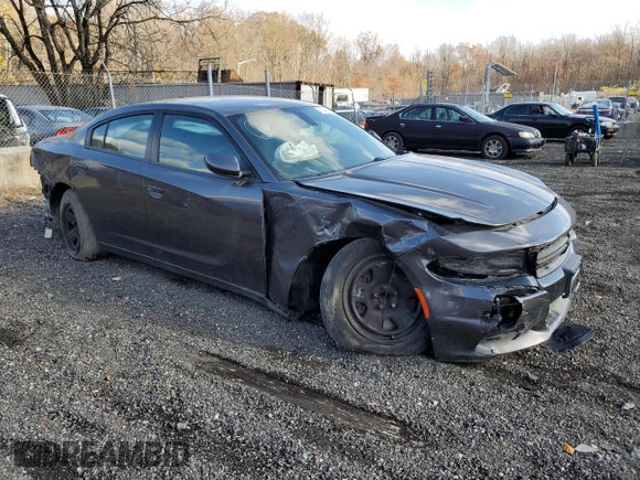 2019 Dodge Charger Police with VIN 2C3CDXAG6KH513715, listed as a Copart auction lot 78844844 with 83,828 mi miles and Salvage Title. Bid and sale history available at DreamBid. Image 4.