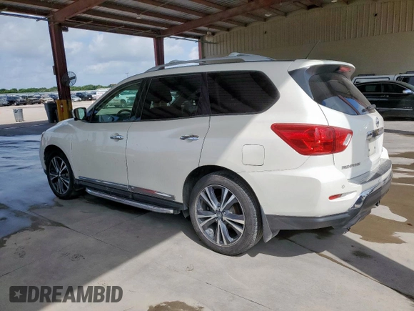 2018 Nissan Pathfinder Platinum with VIN 5N1DR2MM2JC619372, listed as a Copart auction lot 61773785 with 175,757 mi miles and Clean title. Bid and sale history available at DreamBid. Image 2.