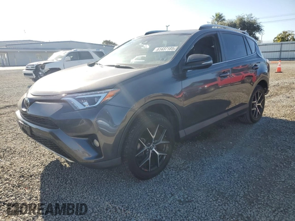 2017 Toyota RAV4 SE with VIN JTMNFREV0HJ706274, listed as a Copart auction lot 61437185 with 93,478 mi miles and Salvage title. Bid and sale history available at DreamBid. Image 1.