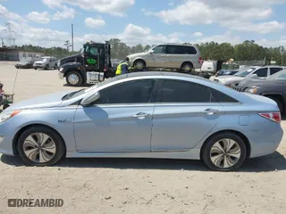 2015 Hyundai Sonata Hybrid Limited with VIN KMHEC4A49FA124045, listed as a IAAI auction lot 42079967 with 133,525 mi miles. Bid and sale history available at carsss.com. Image 14.