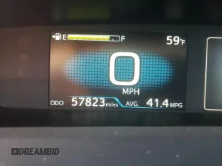 2021 Toyota Prius L Eco z VIN JTDKAMFU3M3150096, wystawiony jako Copart lot #89049225 z przebiegiem 57 823 mil mil oraz Szkoda całkowita • Salvage title. Historia ofert i sprzedaży dostępna na DreamBid. Obrazek 9.