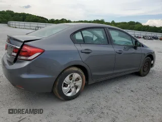 2014 Honda Civic LX with VIN 19XFB2F5XEE028471, listed as a Copart auction lot 55584105 with Not Provided miles and Clean Title. Bid and sale history available at DreamBid. Image 3.