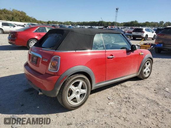 2009 MINI Convertible z VIN WMWMR335X9TU95073, wystawiony jako Copart lot #73690884 z przebiegiem 63 888 mil mil oraz Szkoda całkowita • Salvage title. Historia ofert i sprzedaży dostępna na DreamBid. Obrazek 3.