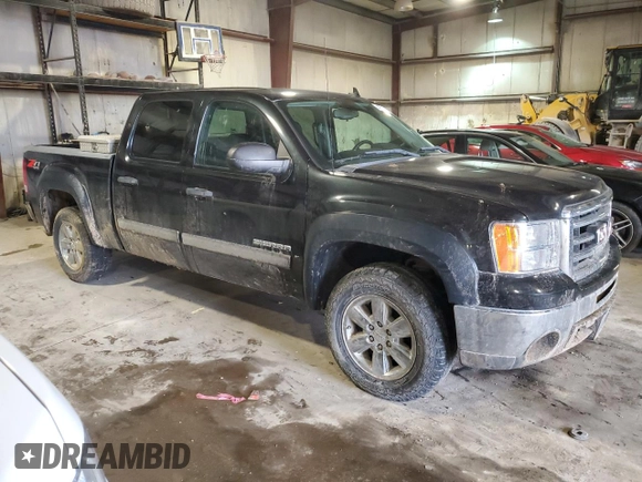 2012 GMC Sierra 1500 SLE with VIN 3GTP2VE72CG219554, listed as a Copart auction lot 47550635 with 154,365 mi miles and Salvage Title. Bid and sale history available at DreamBid. Image 4.