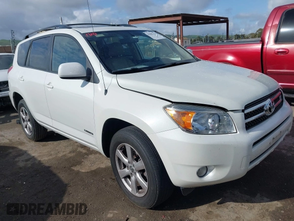 2008 Toyota RAV4 Ltd with VIN JTMZK31V185020222, listed as a IAAI auction lot 41905316 with 146,406 mi miles. Bid and sale history available at carsss.com. Image 1.