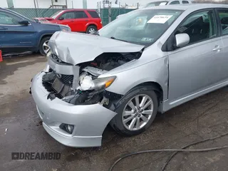 2009 Toyota Corolla with VIN 2T1BU40E69C110005, listed as a IAAI auction lot 41670634 with 191,866 mi miles. Bid and sale history available at carsss.com. Image 6.