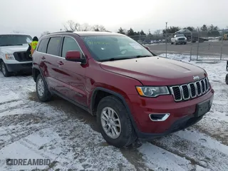 2018 Jeep Grand Cherokee Laredo E with VIN 1C4RJFAG9JC504596, listed as a IAAI auction lot 41595149 with 93,713 mi miles. Bid and sale history available at carsss.com. Image 1.