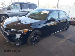 2024 Honda Civic Sedan Sport with VIN 2HGFE2F55RH587283, listed as a IAAI auction lot 41673757 with 4,978 mi miles. Bid and sale history available at carsss.com. Image 17.