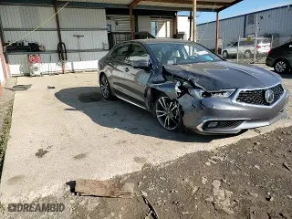 2019 Acura TLX w/Advance Pkg with VIN 19UUB3F84KA001323, listed as a Copart auction lot 76059804 with 32,407 mi miles and Salvage Title. Bid and sale history available at carsss.com. Image 13.