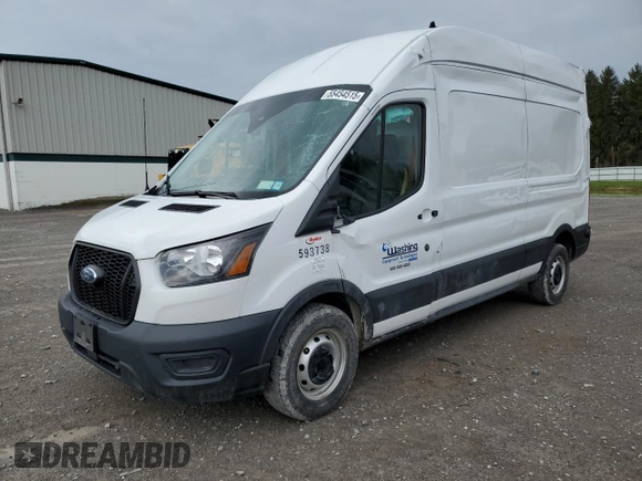 2022 Ford Transit Cargo z VIN 1FTBR1X85NKA58035, wystawiony jako Copart lot #55454515 z przebiegiem 90 769 mil mil oraz Szkoda całkowita • Salvage title. Historia ofert i sprzedaży dostępna na DreamBid. Obrazek 1.