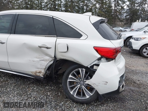 2019 Acura MDX w/Technology Pkg with VIN 5J8YD4H55KL016745, listed as a IAAI auction lot 41835318 with 61,011 mi miles. Bid and sale history available at carsss.com. Image 6.