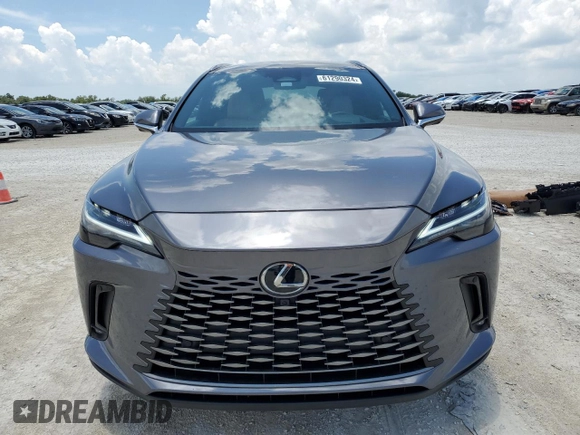 2023 Lexus RX with VIN 2T2BAMBA2PC021933, listed as a Copart auction lot 61290324 with 4,412 mi miles and Non Repairable. Bid and sale history available at carsss.com. Image 5.
