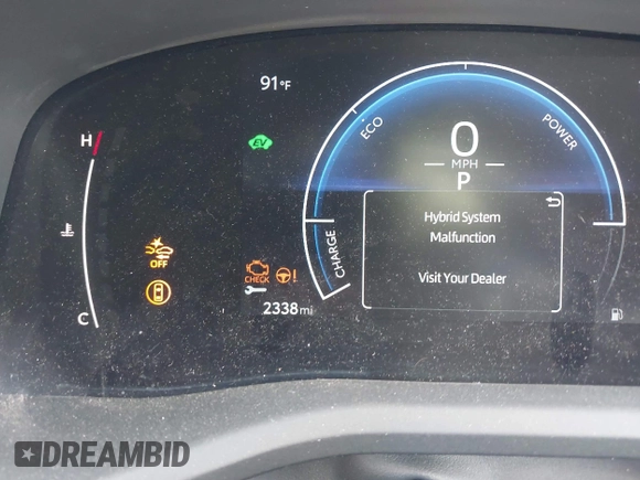 2025 Toyota Camry LE with VIN 4T1DAACK8SU546764, listed as a IAAI auction lot 41981231 with 2,338 mi miles and . Bid and sale history available at DreamBid. Image 16.