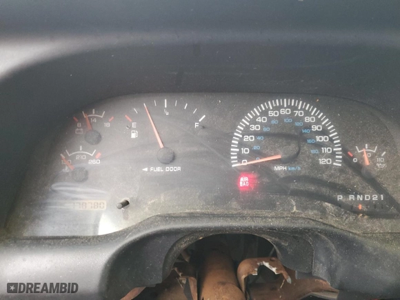 1998 Dodge Ram 1500 with VIN 1B7HC16X9WS675699, listed as a Copart auction lot 44759115 with 178,780 mi miles and Non Repairable. Bid and sale history available at carsss.com. Image 9.