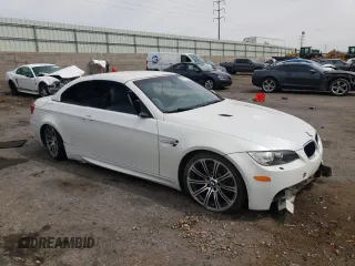 2011 BMW M3 with VIN WBSDX9C59BE784055, listed as a Copart auction lot 58163264 with 0 mi miles and Salvage Title. Bid and sale history available at carsss.com. Image 4.