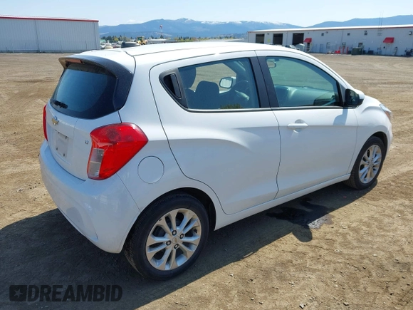 2022 Chevrolet Spark 1LT with VIN KL8CD6SA4NC012919, listed as a IAAI auction lot 42111288 with 53,587 mi miles. Bid and sale history available at carsss.com. Image 4.