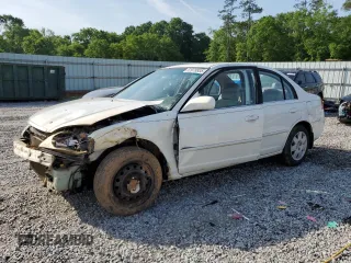 2001 Honda Civic EX with VIN 1HGES267X1L058540, listed as a Copart auction lot 52978935 with 312,093 mi miles and Salvage Title. Bid and sale history available at carsss.com. Image 1.