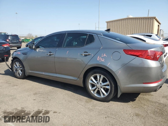 2013 Kia Optima EX with VIN 5XXGN4A74DG135084, listed as a Copart auction lot 53821085 with 97,848 mi miles and Salvage Title. Bid and sale history available at carsss.com. Image 2.