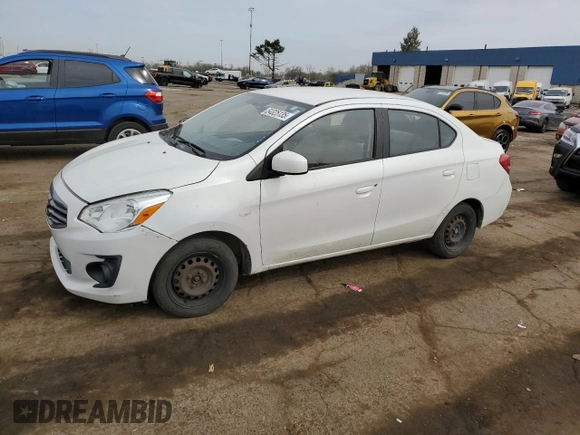 2017 Mitsubishi Mirage ES z VIN ML32F3FJ5HHF06662, wystawiony jako Copart lot #54325135 z przebiegiem 119 771 mil mil oraz Tytuł czysty. Historia ofert i sprzedaży dostępna na DreamBid. Obrazek 1.