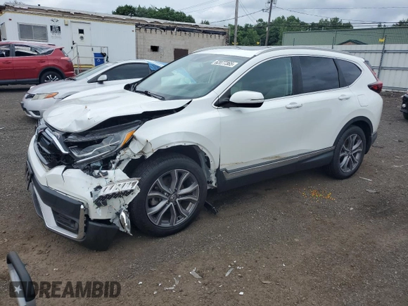 2020 Honda CR-V Touring z VIN 2HKRW2H90LH645727, wystawiony jako Copart lot #62077365 z przebiegiem 58 614 mil mil oraz Szkoda całkowita • Salvage title. Historia ofert i sprzedaży dostępna na DreamBid. Obrazek 1.