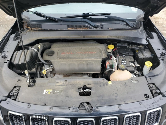 2017 Jeep Compass Latitude with VIN 3C4NJCBB3HT611495, listed as a Copart auction lot 55950525 with 66,051 mi miles and Non repairable. Bid and sale history available at DreamBid. Image 12.