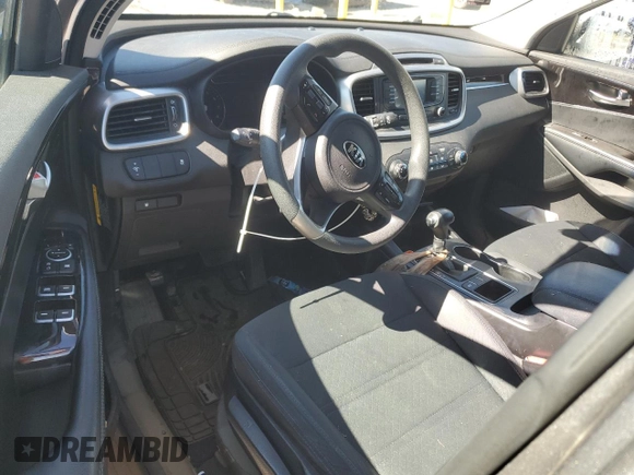 2018 Kia Sorento L with VIN 5XYPG4A30JG424560, listed as a Copart auction lot 48586195 with Not Provided miles and Salvage Title. Bid and sale history available at carsss.com. Image 8.
