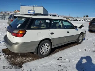 2001 Subaru Legacy Wagon Outback w/RL Equip with VIN 4S3BH675117650678, listed as a Copart auction lot 84107504 with 0 mi miles and Salvage Title. Bid and sale history available at carsss.com. Image 3.