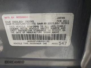 2011 Mitsubishi Lancer ES z VIN JA32U2FU0BU031133, wystawiony jako IAAI lot #42046429 z przebiegiem 279 551 mil mil oraz . Historia ofert i sprzedaży dostępna na DreamBid. Obrazek 9.