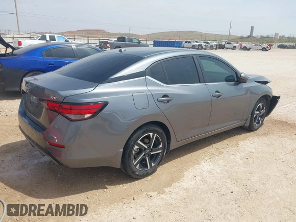 2024 Nissan Sentra SV with VIN 3N1AB8CV1RY359321, listed as a IAAI auction lot 41934016 with 9,711 mi miles and . Bid and sale history available at DreamBid. Image 4.