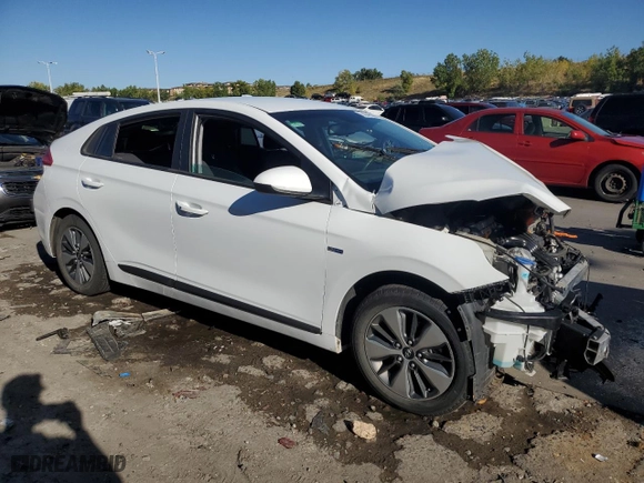 2019 Hyundai Ioniq Plug-In Hybrid with VIN KMHC65LD0KU181258, listed as a Copart auction lot 74049004 with 0 mi miles and Salvage Title. Bid and sale history available at carsss.com. Image 4.