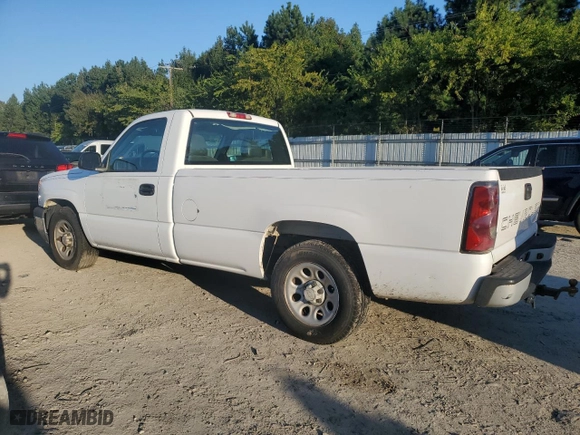 2006 Chevrolet Silverado 1500 Work Truck with VIN 3GCEC14X76G263200, listed as a Copart auction lot 74415544 with 0 mi miles and Clean Title. Bid and sale history available at carsss.com. Image 2.