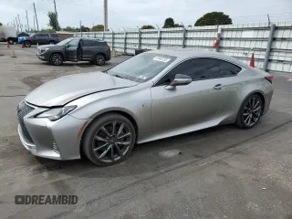 2021 Lexus RC with VIN JTHD85EC9M5006171, listed as a Copart auction lot 49482335 with 55,011 mi miles and Salvage Title. Bid and sale history available at carsss.com. Image 1.