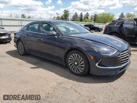 2020 Hyundai Sonata Hybrid Limited with VIN KMHL54JJ3LA010562, listed as a Copart auction lot 51550634 with 34,161 mi miles and Salvage Title. Bid and sale history available at carsss.com. Image 4.