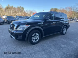 2017 Nissan Armada SV with VIN JN8AY2NC9H9501489, listed as a IAAI auction lot 42013843 with 145,205 mi miles. Bid and sale history available at carsss.com. Image 2.