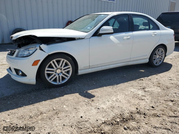 2009 Mercedes-Benz C-Class 3.0L Sport with VIN WDDGF54X29R041598, listed as a Copart auction lot 46735295 with 88,838 mi miles and Salvage Title. Bid and sale history available at carsss.com. Image 1.