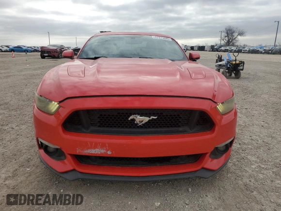 2015 Ford Mustang GT with VIN 1FA6P8CF9F5385130, listed as a Copart auction lot 47873685 with 90,094 mi miles and Salvage Title. Bid and sale history available at carsss.com. Image 5.