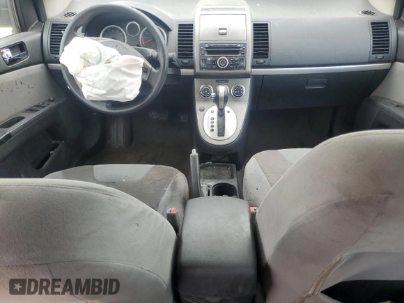 2012 Nissan Sentra SR with VIN 3N1AB6AP7CL776584, listed as a Copart auction lot 59585435 with 121,660 mi miles and Salvage title. Bid and sale history available at DreamBid. Image 8.