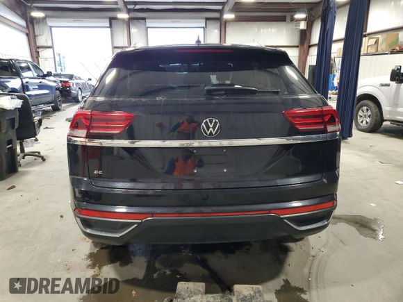 2022 Volkswagen Atlas SE with VIN 1V2JC2CA8NC222592, listed as a Copart auction lot 88598545 with 66,785 mi miles and Salvage title. Bid and sale history available at DreamBid. Image 6.