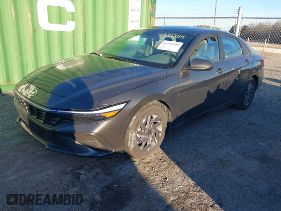 2024 Hyundai Elantra SEL with VIN KMHLM4DG3RU686052, listed as a IAAI auction lot 41322384 with 11,228 mi miles. Bid and sale history available at carsss.com. Image 22.