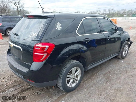 2016 Chevrolet Equinox LS with VIN 2GNALBEKXG1131864, listed as a IAAI auction lot 41945634 with 111,087 mi miles. Bid and sale history available at carsss.com. Image 4.