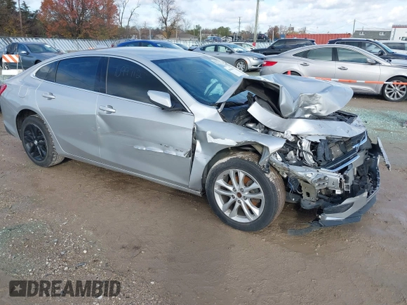2018 Chevrolet Malibu LT with VIN 1G1ZD5ST6JF172539, listed as a IAAI auction lot 40906642 with 114,347 mi miles. Bid and sale history available at carsss.com. Image 1.