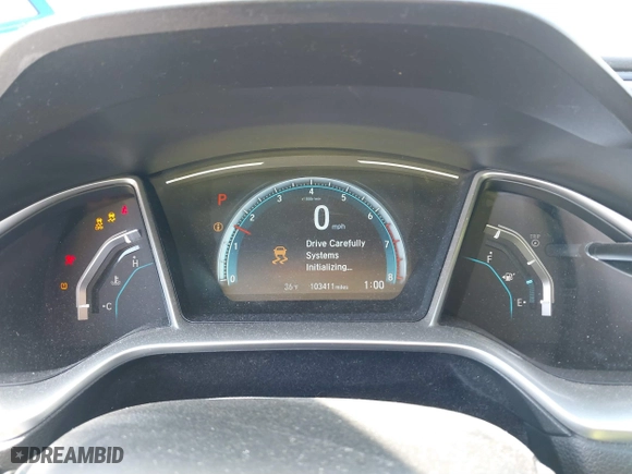 2018 Honda Civic Sedan EX-T with VIN JHMFC1F36JX019412, listed as a IAAI auction lot 41601422 with 103,411 mi miles. Bid and sale history available at carsss.com. Image 7.