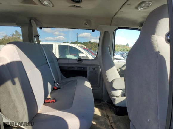 2010 Ford Econoline Wagon XL with VIN 1FBSS3BLXADA49880, listed as a Copart auction lot 73513854 with 0 mi miles and Salvage Title. Bid and sale history available at carsss.com. Image 11.