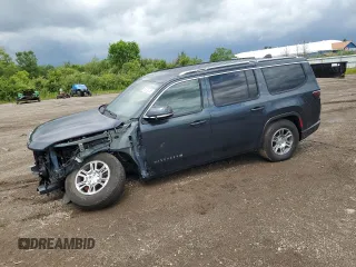 2022 Jeep Wagoneer Series I z VIN 1C4SJVATXNS229373, wystawiony jako Copart lot #60976955 z przebiegiem 36 106 mil mil oraz Szkoda całkowita • Salvage title. Historia ofert i sprzedaży dostępna na DreamBid. Obrazek 1.
