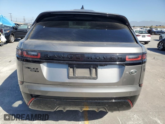 2020 Land Rover Range Rover Velar R-Dynamic S with VIN SALYK2EX9LA261844, listed as a Copart auction lot 57172065 with 43,781 mi miles and Salvage title. Bid and sale history available at DreamBid. Image 6.