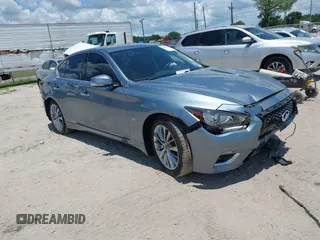 2018 Infiniti Q50 3.0t LUXE with VIN JN1EV7AP1JM361018, listed as a IAAI auction lot 39463706 with 45,648 mi miles. Bid and sale history available at carsss.com. Image 1.