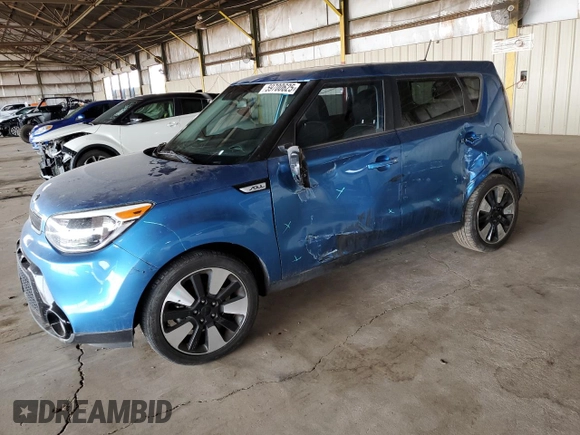2016 Kia Soul + z VIN KNDJP3A55G7299711, wystawiony jako Copart lot #59700625 z przebiegiem 101 092 mil mil oraz Czysty tytuł • Clean title. Historia ofert i sprzedaży dostępna na DreamBid. Obrazek 1.