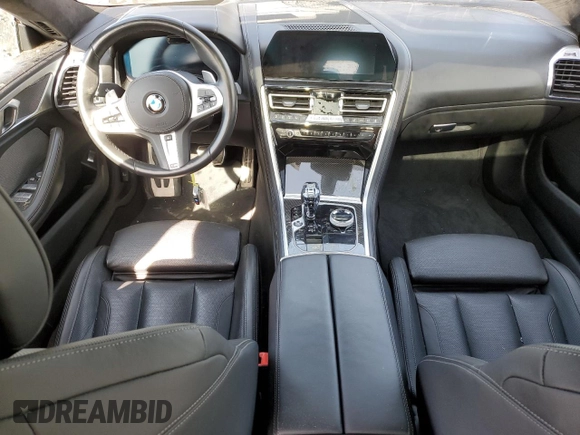 2020 BMW 8 Series M850i with VIN WBAGV8C09LCD82171, listed as a Copart auction lot 71857284 with Not Provided miles and Salvage Title. Bid and sale history available at carsss.com. Image 8.