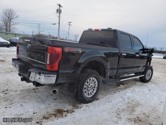2022 Ford Super Duty F-250 SRW XL with VIN 1FT7W2BN7NEG29072, listed as a Copart auction lot 82190574 with 16,108 mi miles and Salvage Title. Bid and sale history available at carsss.com. Image 3.