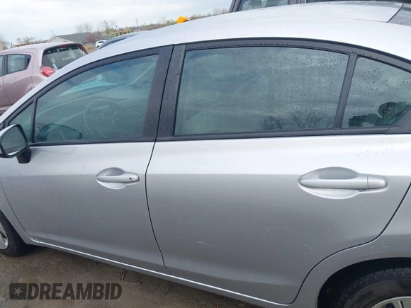 2015 Honda Civic Sedan LX with VIN 19XFB2F54FE111833, listed as a IAAI auction lot 42037241 with 61,080 mi miles. Bid and sale history available at carsss.com. Image 14.